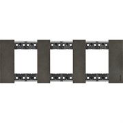 BTicino Living now Космос рамка немецкий стандарт 3 поста (2+2+2 мод) KA4802M3NG