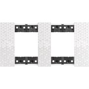 BTicino Living now Пиксель рамка немецкий стандарт 2 поста (2+2 мод) KA4802M2MW