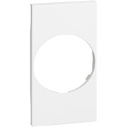 BTicino Living now белый лицевая панель для розеток 2К+З немецкого стандарта 2 мод KW04