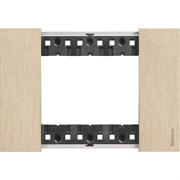 BTicino Living now Золото рамка итальянский стандарт 3 мод KA4803ZW