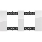 BTicino Living now Лед рамка немецкий стандарт 2 поста (2+2 мод) KA4802M2DW