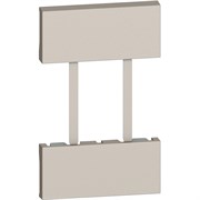 BTicino Living Now песочный лицевая панель для установки терморегулятора, 2 мод KM51