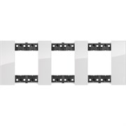 BTicino Living now Лед рамка немецкий стандарт 3 поста (2+2+2 мод) KA4802M3DW