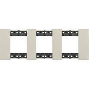 BTicino Living now песочный рамка немецкий стандарт 3 поста (2+2+2 мод) KA4802M3KM