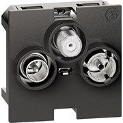 BTicino Living now розетка TV-R-SAT 2 мод K4210M2D