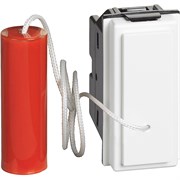 BTicino Living now белый переключатель со шнурком 1 мод KW4033