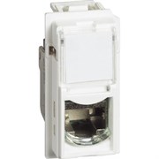 BTicino Living now белый розетка компьютерная RJ45 cat6 STP 1 мод KW4279C6S