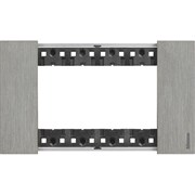 BTicino Living now Сталь рамка итальянский стандарт 4 мод KA4804ZG