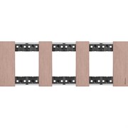 BTicino Living now Медь рамка немецкий стандарт 3 поста (2+2+2 мод) KA4802M3ZM