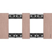 BTicino Living now Медь рамка немецкий стандарт 2 поста (2+2 мод) KA4802M2ZM