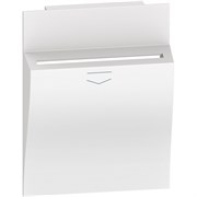 BTicino Living now белый лицевая панель для карточного выключателя 2 мод KW22M2