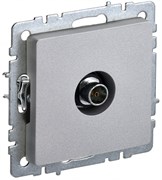 IEK Brite Base алюминий розетка TV оконечная BR-A10-O-K47