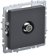 IEK Brite Base графит розетка TV оконечная BR-A10-O-K53