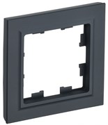 IEK Brite Base графит рамка 1 место BR-M12-K53