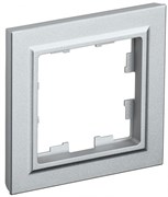 IEK Brite Base алюминий рамка 1 место BR-M12-K47