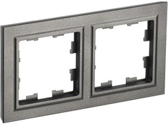 IEK Brite Base шампань рамка 2 места BR-M22-K37