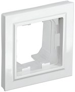 IEK Brite Base белый рамка 1 место IP44 BR-M12-44-K01