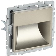 IEK Brite Base шампань подсветка LED встраиваемая BR-FL20-K37