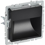 IEK Brite Base чёрный подсветка LED встраиваемая BR-FL20-K02
