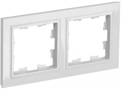 IEK Brite белый рамка 2 места BR-M22-K01-PRO