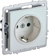 IEK Brite Base жемчуг розетка 1-м с заземлением, без защитных створок 16А BR-R11-16-K36