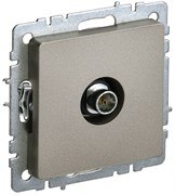 IEK Brite Base шампань розетка TV оконечная BR-A10-O-K37