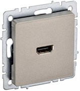 IEK Brite Base шампань розетка HDMI BR-H10-K37