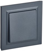 IEK Brite маренго выключатель 1-клавишный 10А в сборе BR-V10-0-10-K35-F