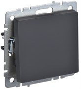IEK Brite Base графит выключатель 1-клавишный самовозвр. 10А BR-V14-0-10-K53