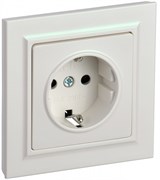 IEK Brite жемчуг розетка с заземлением и шторками, 16А в сборе BR-R14-16-K36-F