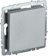 IEK Brite Base алюминий заглушка c суппортом BR-PL10-K47