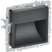 IEK Brite Base графит подсветка LED встраиваемая BR-FL20-K53