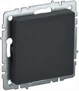 IEK Brite Base графит заглушка c суппортом BR-PL10-K53