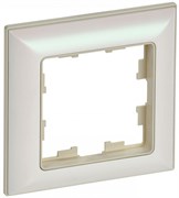 IEK Brite Decor жемчуг 3D-форма рамка 1-местная BR-M12-12-1-K10