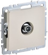 IEK Brite Base бежевый розетка TV проходная BR-A10-P-K10
