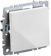 IEK Brite Base белый выключатель 1-клавишный самовозвратный 10А BR-V14-0-10-K01