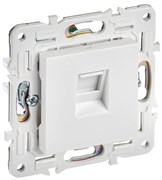 IEK SKANDY Арктический белый Розетка компьютерная RJ45 кат.5E SK-K01W SK-K10-1-K01