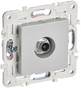 IEK SKANDY Серебряный Розетка TV оконечная SK-A12S SK-A10-O-K23