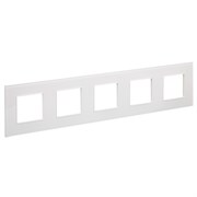 IEK SKANDY Стекло Арктический белый Рамка 5-ая SK-F25W SK-M52-G-K01