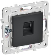 IEK SKANDY Графит Розетка компьютерная RJ45 кат.5E SK-K01G SK-K10-1-K53