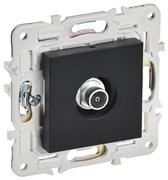 IEK SKANDY Черный Розетка TV оконечная SK-A12Bl SK-A10-O-K02