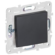 IEK SKANDY Черный Выключатель 1-клавишный перекрестный 10А SK-V03Bl SK-V13-0-10-K02