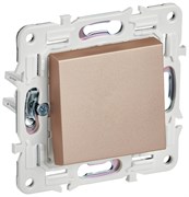 IEK SKANDY Песочный Выключатель 1-клавишный 10А SK-V01Sa SK-V10-0-10-K98