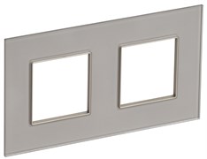 IEK SKANDY Стекло Шампань Рамка 2-ая SK-F22Sh SK-M22-G-K37