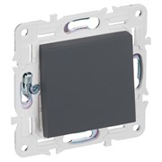 IEK SKANDY Графит Выключатель 1-клавишный перекрестный 10А SK-V03G SK-V13-0-10-K53