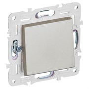IEK SKANDY Шампань Выключатель 1-клавишный перекрестный 10А SK-V03Sh SK-V13-0-10-K37
