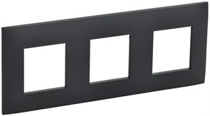 IEK SKANDY Графит Рамка 3-ая SK-F03G SK-M32-K53