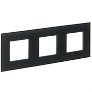 IEK SKANDY Стекло Графит Рамка 3-ая SK-F23G SK-M32-G-K53