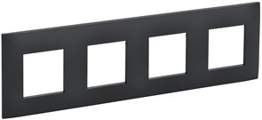 IEK SKANDY Графит Рамка 4-ая SK-F04G SK-M42-K53