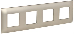 IEK SKANDY Шампань Рамка 4-ая SK-F04Sh SK-M42-K37